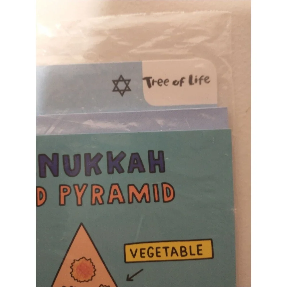 Hallmark Hanukkah Greeting Cards Food Pyramid Funny Lot of 3 Chanukah